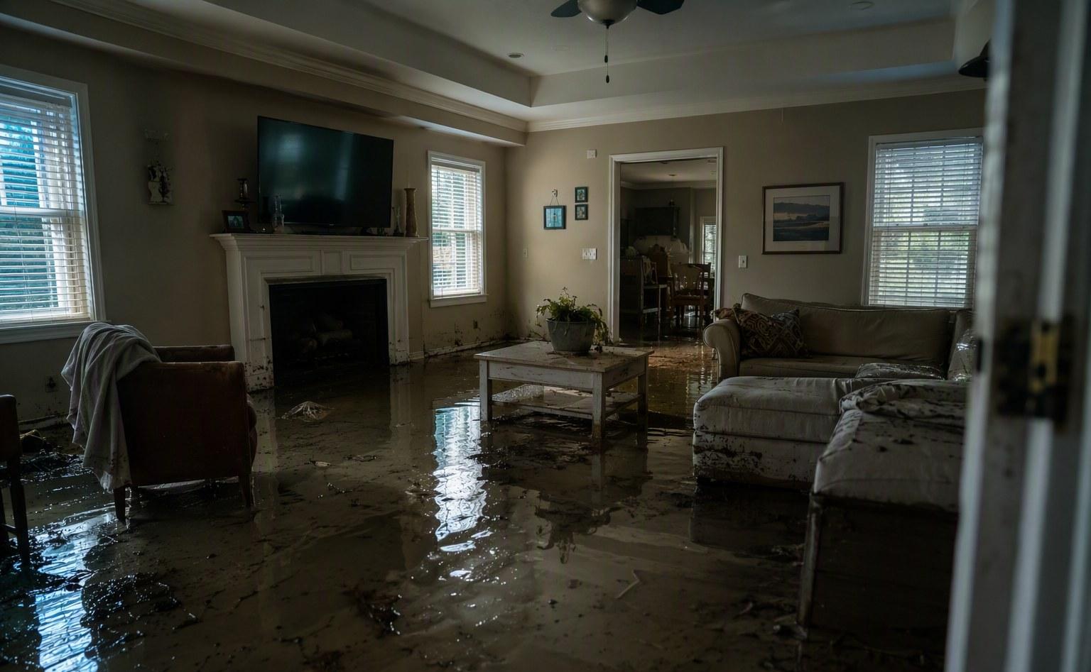 Water damage restoration crew at work in Valdosta