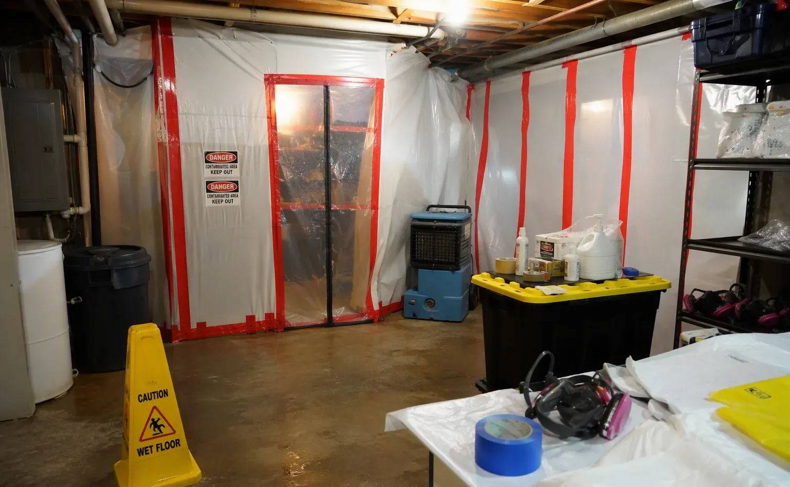 Sewage cleanup and water extraction in a Valdosta property